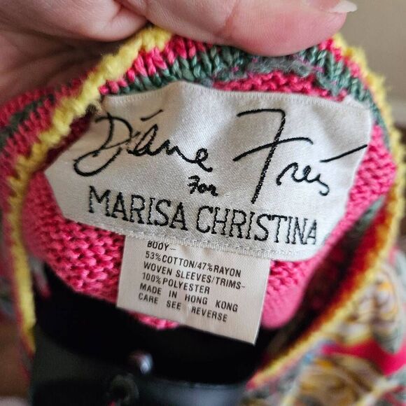 Vintage Rare Diane Freis for Marisa Christina Sweater - Picture 9 of 9